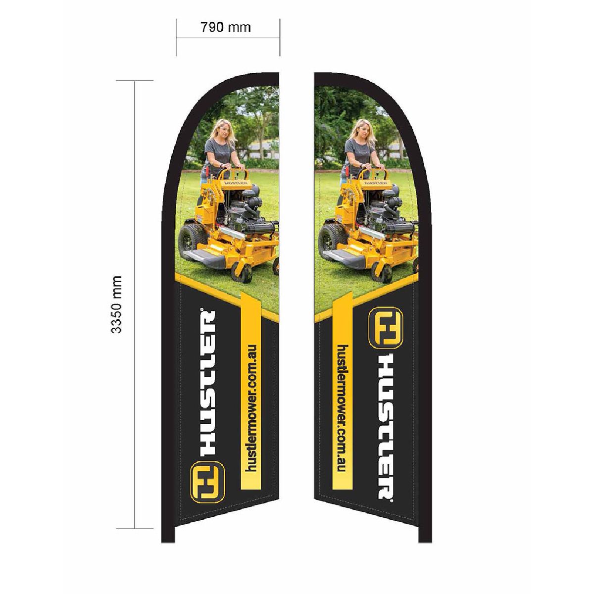 Hustler Flag Sail Female Hustler Flag Sail Female