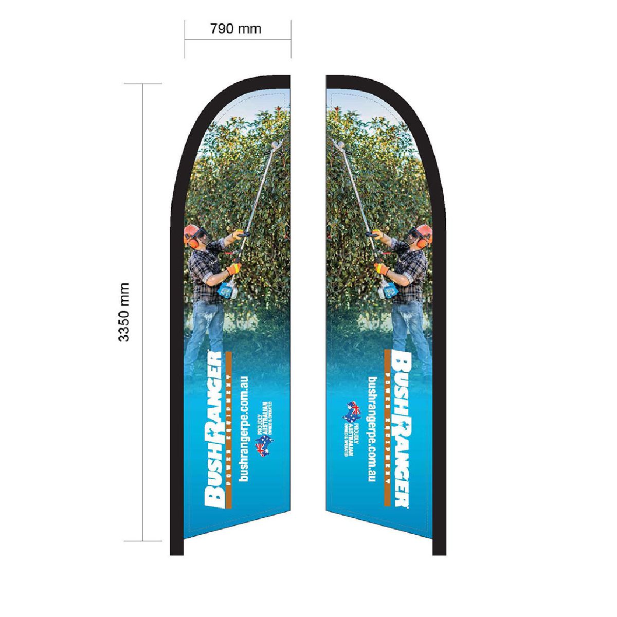 Bushranger Flag Sail Polesaw Bushranger Flag Sail Polesaw