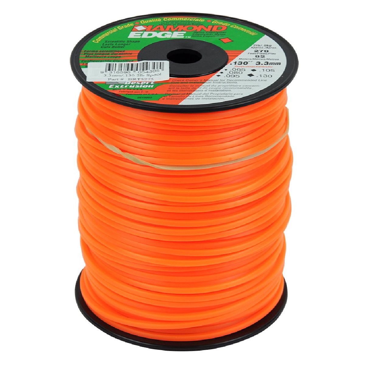 Diamond Edge Trimmer Line .130 Diamond Edge Trimmer Line .130