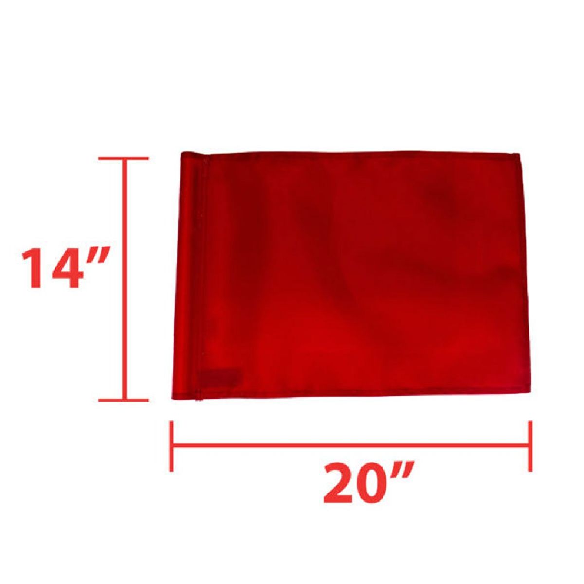 Flags 400 Denier Tube Style (red) Flags 400 Denier Tube Style (red)