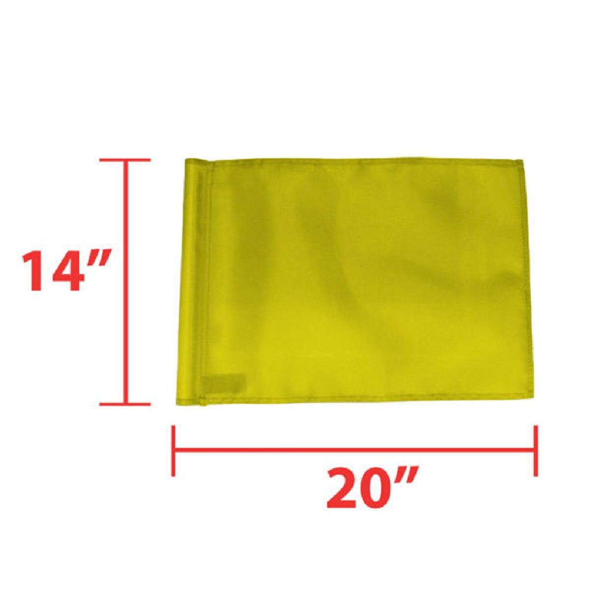 Flags 400 Denier Tube Style (yellow) Flags 400 Denier Tube Style (yellow)