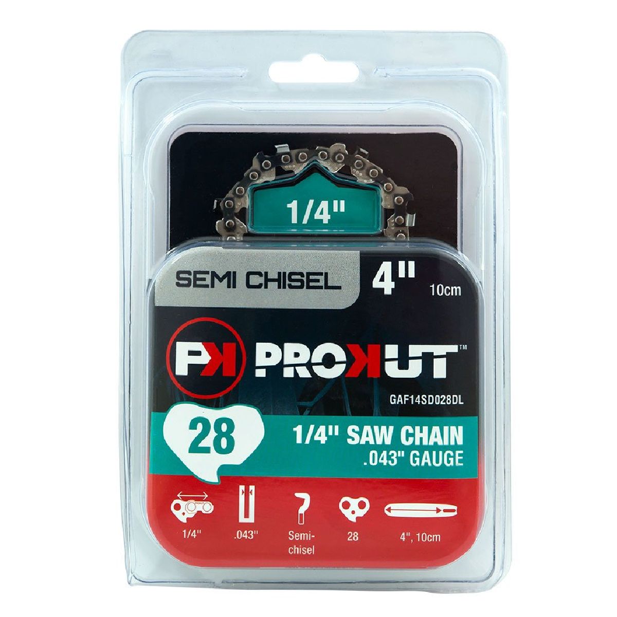 Prokut Loop Of Chainsaw Chain #14sd 1/4 Prokut Loop Of Chainsaw Chain #14sd 1/4