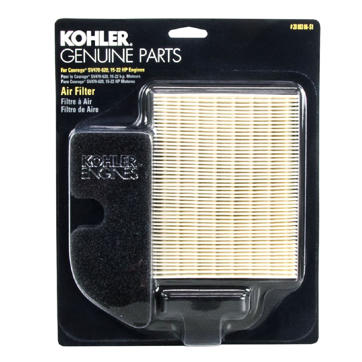 Kohler Air Filter & Pre-filter Kit Sv470 Sv480 Sv490 Sv530 Sv600 Sv610 Sv620 Kohler Air Filter & Pre-filter Kit Sv470 Sv480 Sv490 Sv530 Sv600 Sv610 Sv620