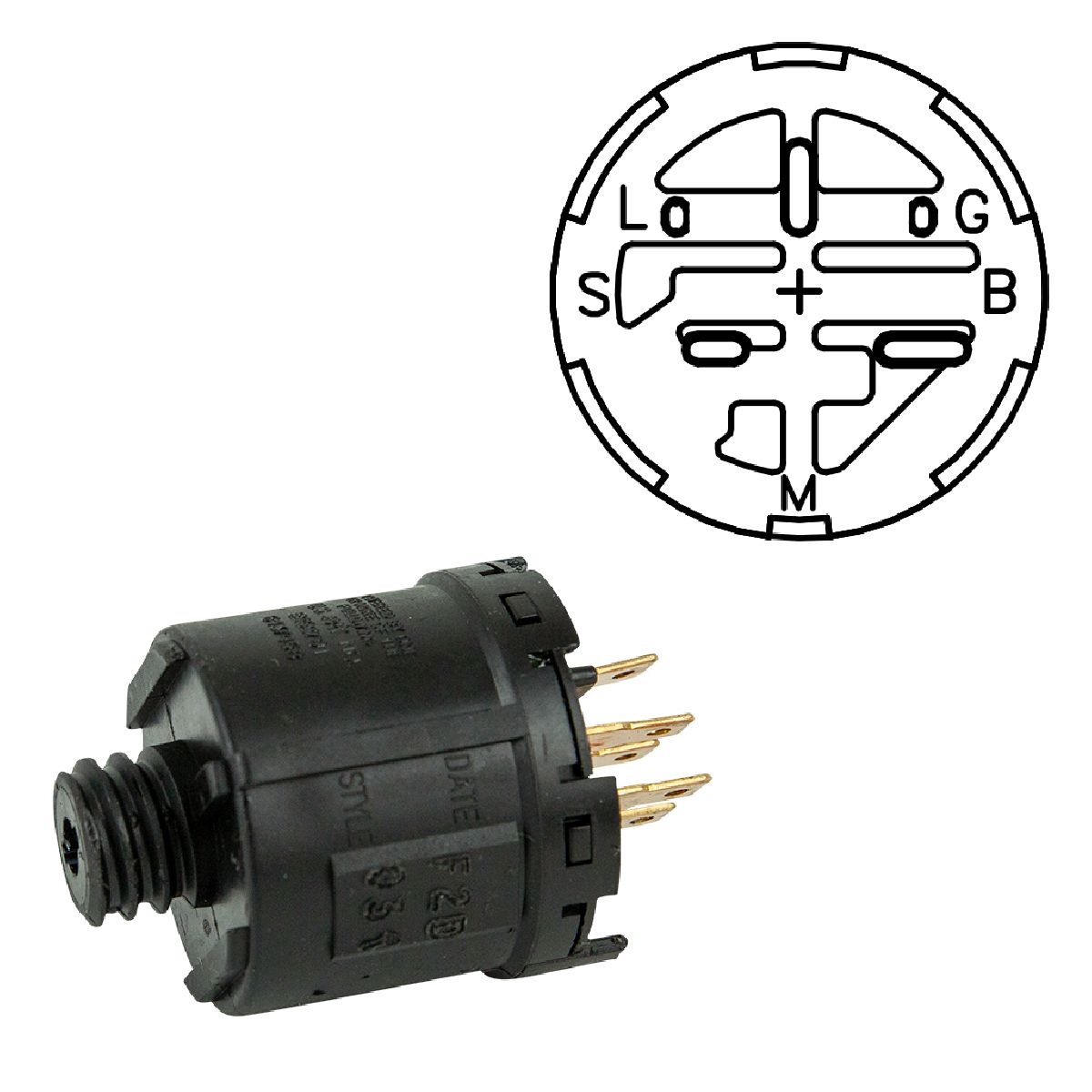 Ignition Switch Replaces Al-ko 525315 & Delta 6850-31 Ignition Switch Replaces Al-ko 525315 & Delta 6850-31