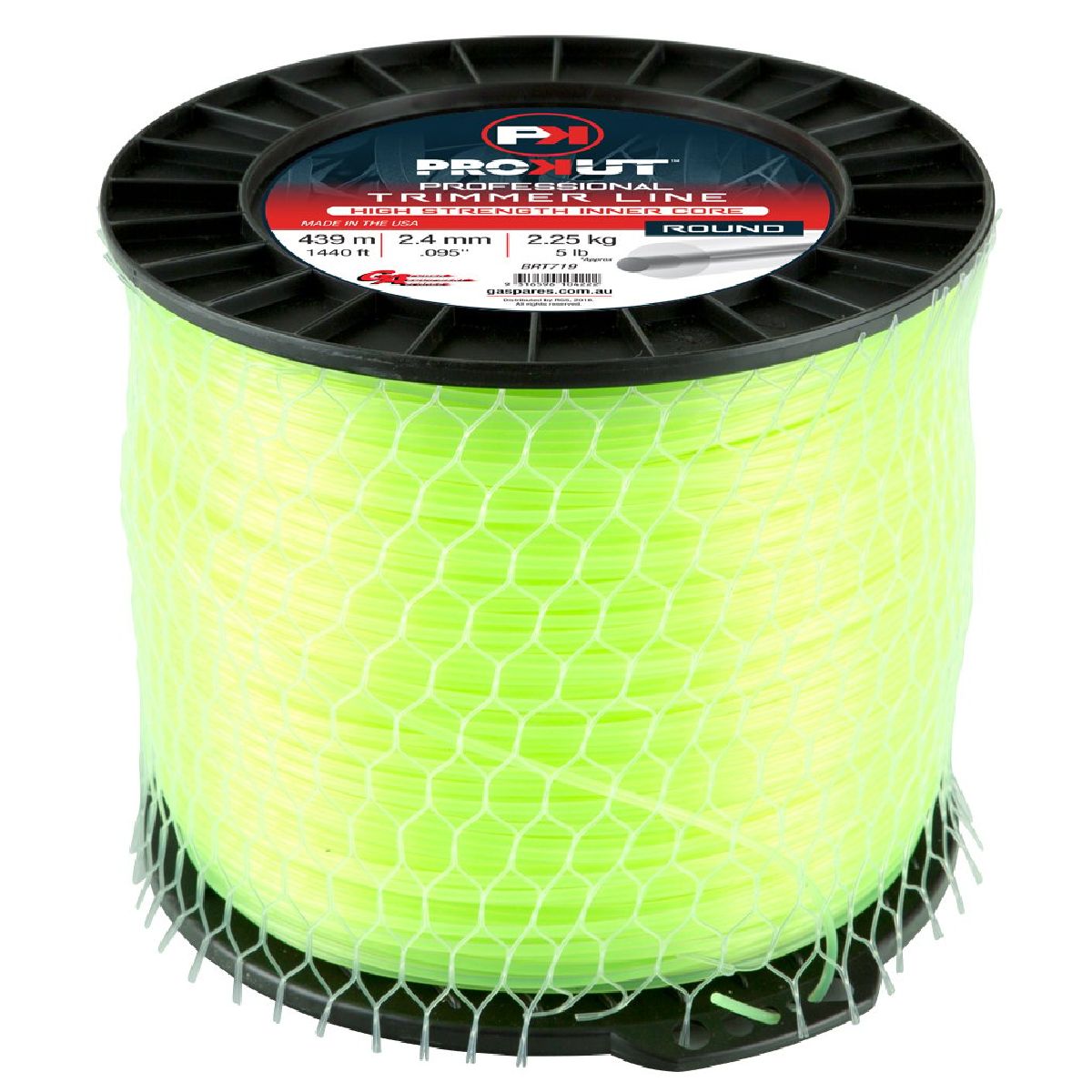Prokut Trimmer Line Round Green .095 2.4mm 5lb 439m Spool Prokut Trimmer Line Round Green .095 2.4mm 5lb 439m Spool