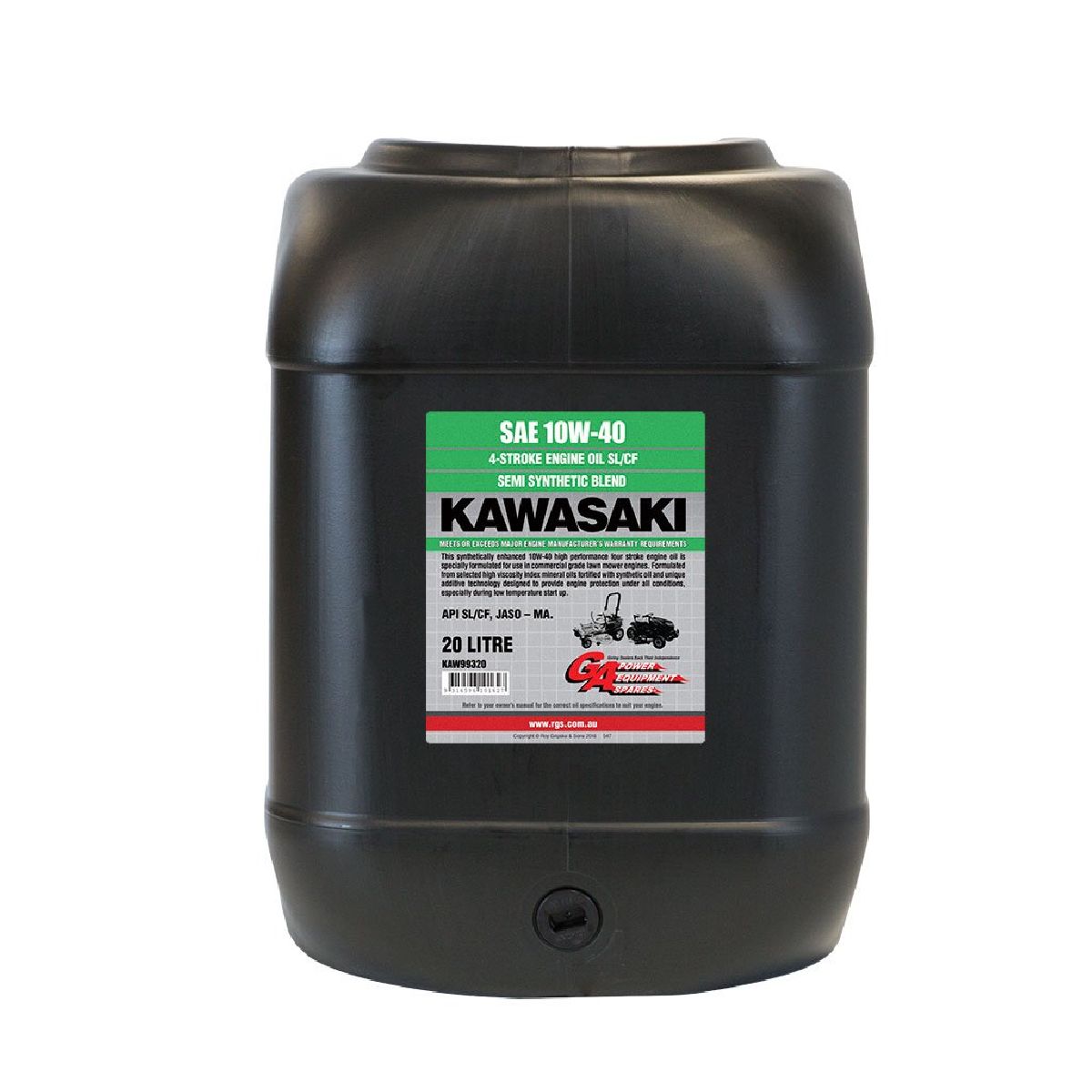 Kawasaki Oil Sae 10w40 Semi-synthetic 4-stroke Engine 20l Kawasaki Oil Sae 10w40 Semi-synthetic 4-stroke Engine 20l