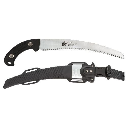 Barnel Usa Tri-edged Curved Fixed Blade Handsaw W/ Sheath 13