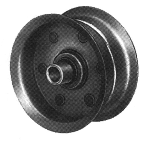 Pulley Flat Idler W/ Flange (a 4